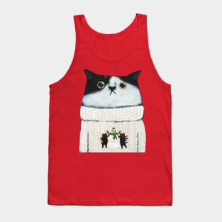 Snowcat Sweater Kitty Tank Top